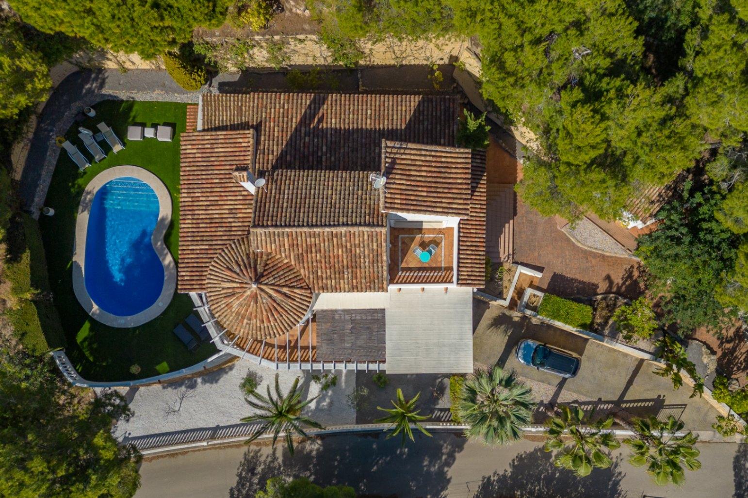 1416DA - Villa méditerranéenne avec piscine chauffée et intimité près de Altea Golf