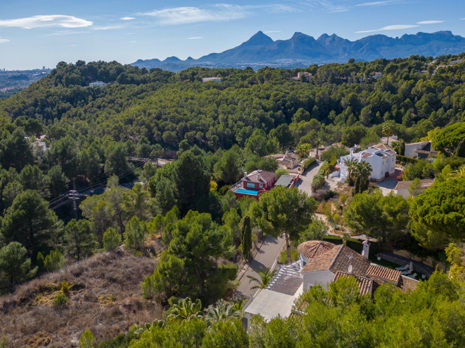 1416DA - Villa méditerranéenne avec piscine chauffée et intimité près de Altea Golf