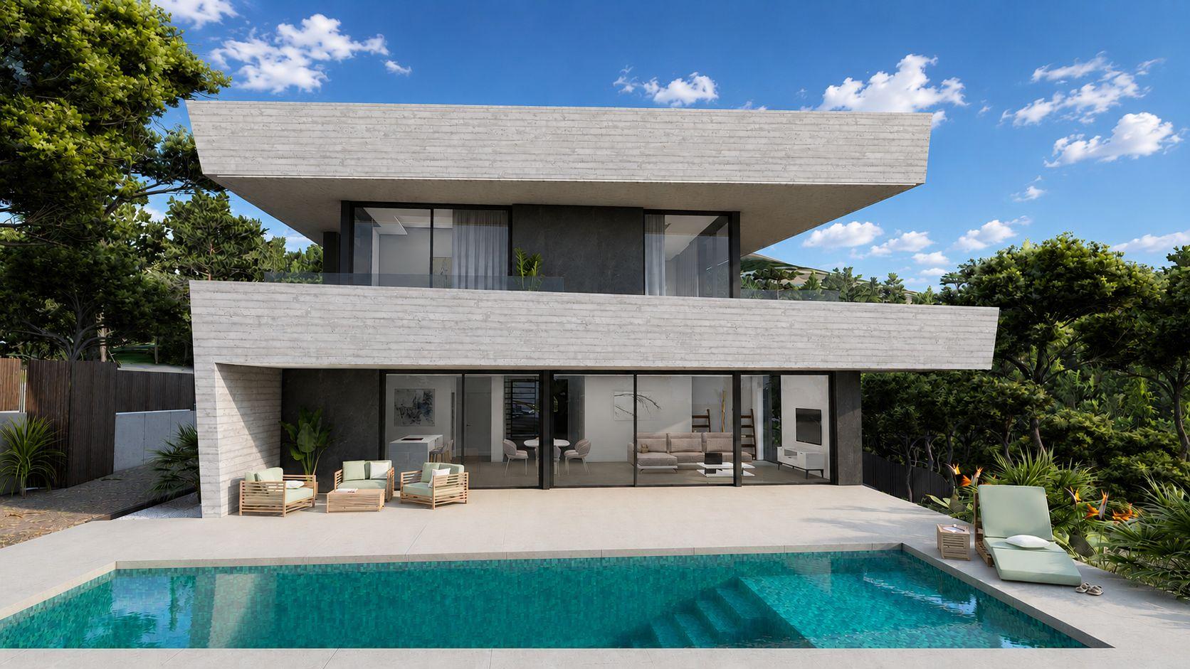 1421DA - Villa moderne neuve dans un quartier résidentiel prisé d'Altea