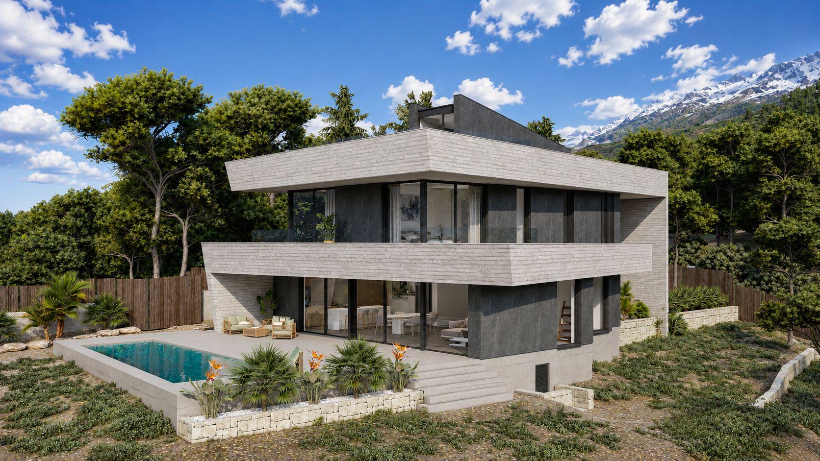 1421DA - Villa moderne neuve dans un quartier résidentiel prisé d'Altea