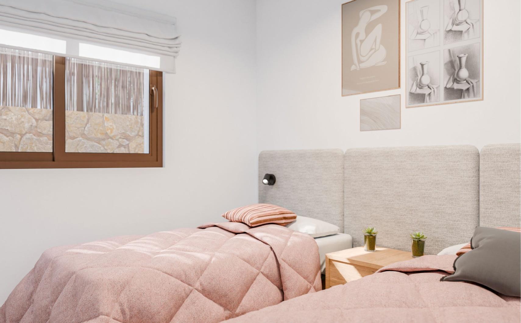 1424DA - Nuevas villas de 3 dormitorios con vistas al mar y a la montaña en un entorno elevado de Finestrat