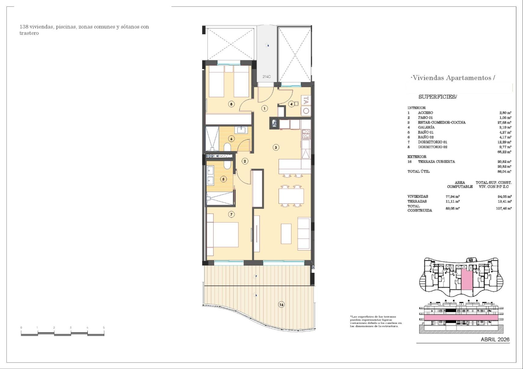 1425DA - Eigentijdse appartementen in Finestrat waar iedere dag begint met rust, licht en het gevoel dat u thuis bent