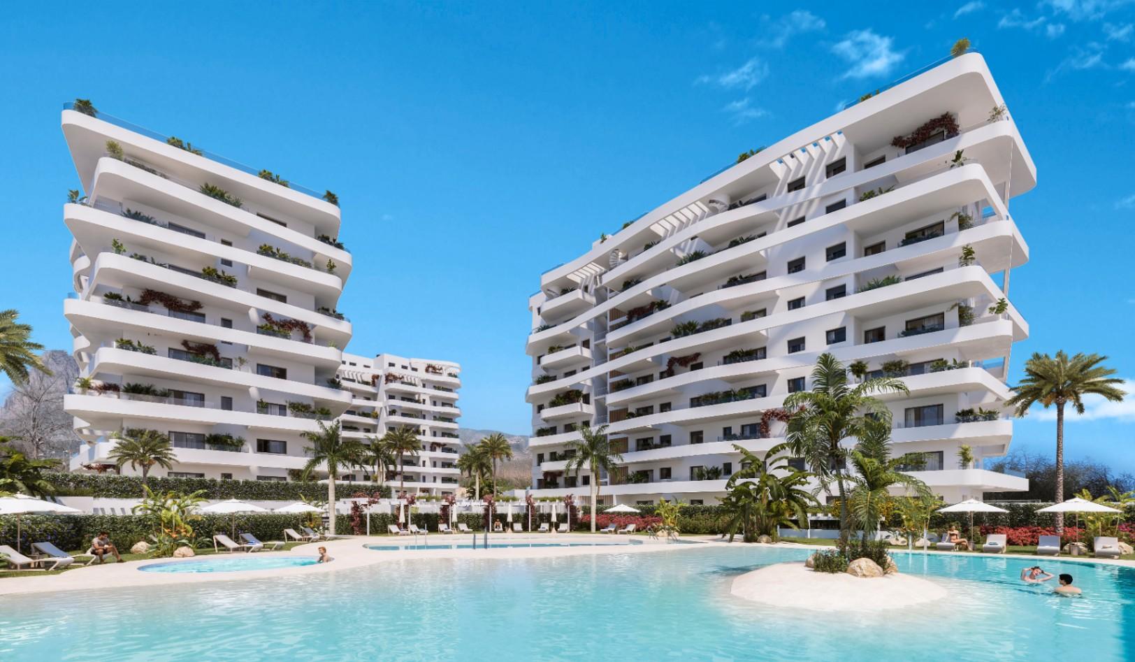 1428DA - Exklusive Neubauwohnungen mit , zwei Schlafzimmern, nur wenige Gehminuten vom Playa del Torres entfernt.