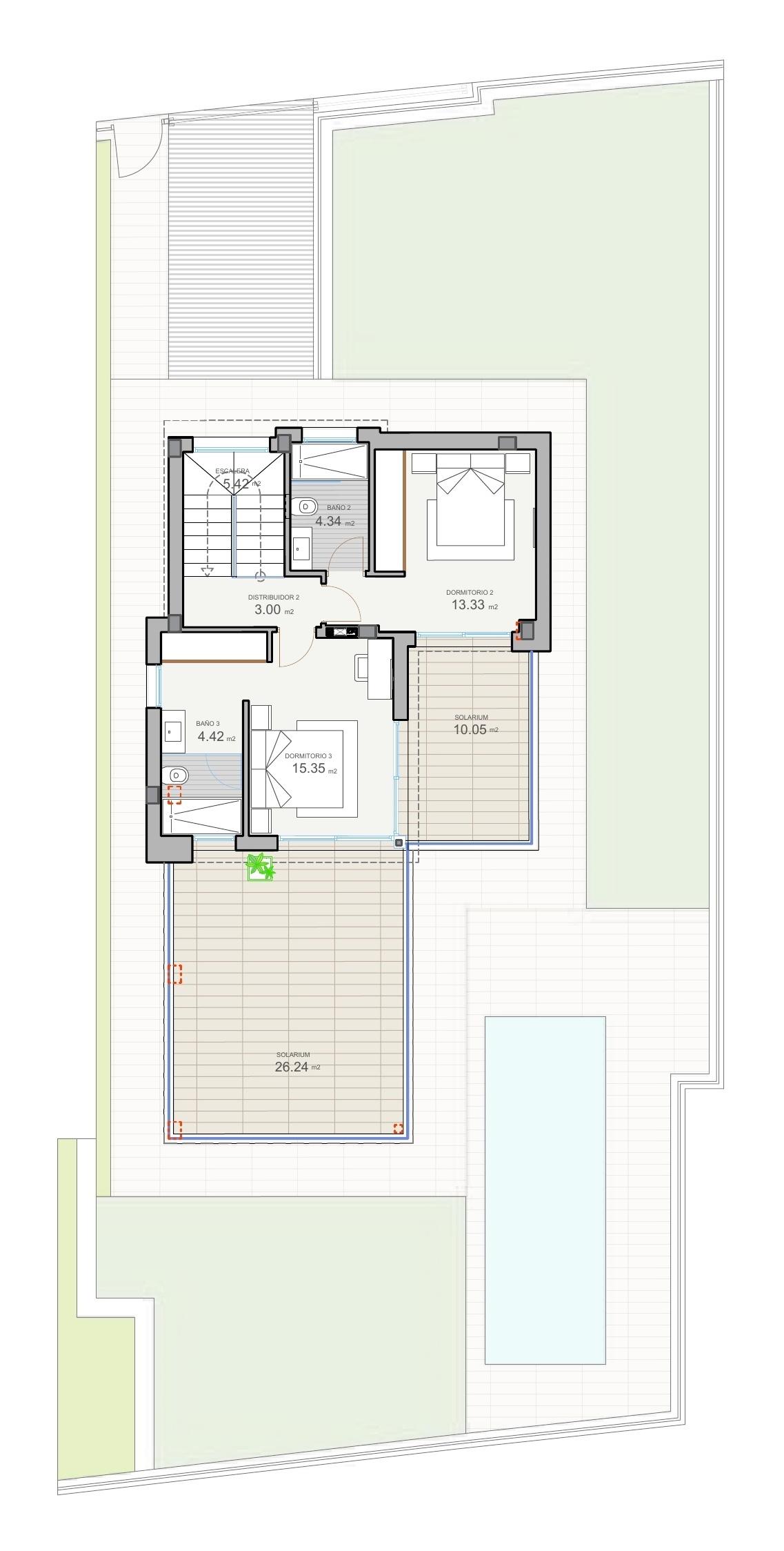 1430DA - Villa moderne avec piscine privée et vue sur les montagnes à Polop.