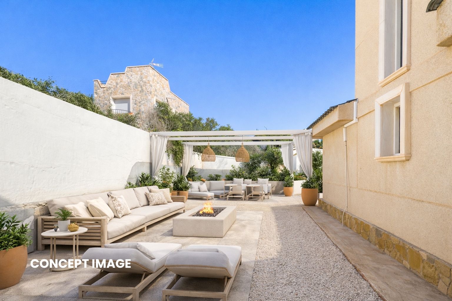 1386DA - Mediterranean Villa with Sea Views, and walking distance to the sea, in Cala D'or, Campello