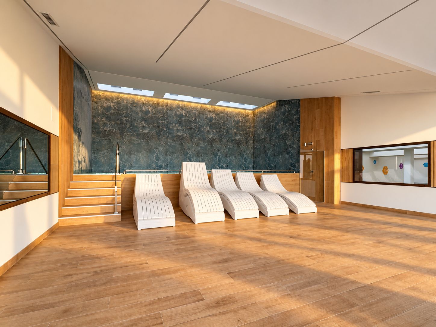 Appartement moderne de deux pièces, récemment construit, avec vue sur la mer, récemment livré.