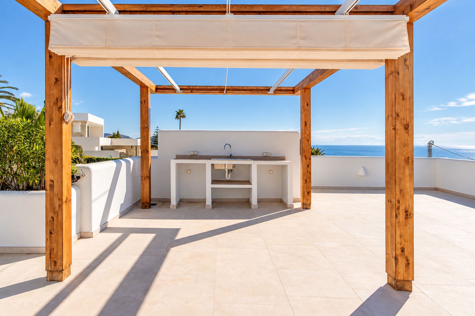 12704DA - Ibiza Style Luxury Villa in Moraira — Mediterranean Elegance Just 1 km from the Sea