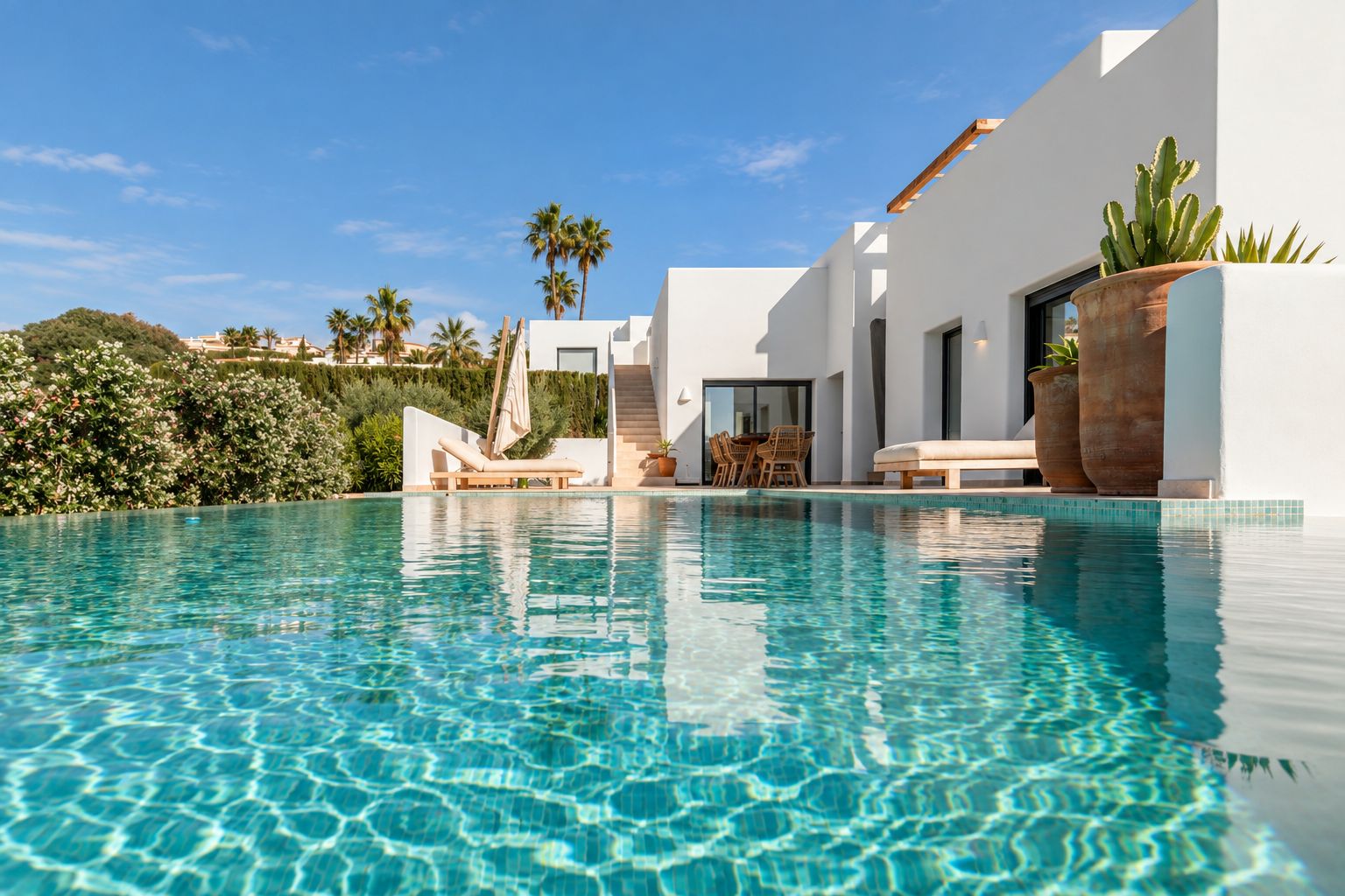 12704DA - Ibiza Style Luxury Villa in Moraira — Mediterranean Elegance Just 1 km from the Sea