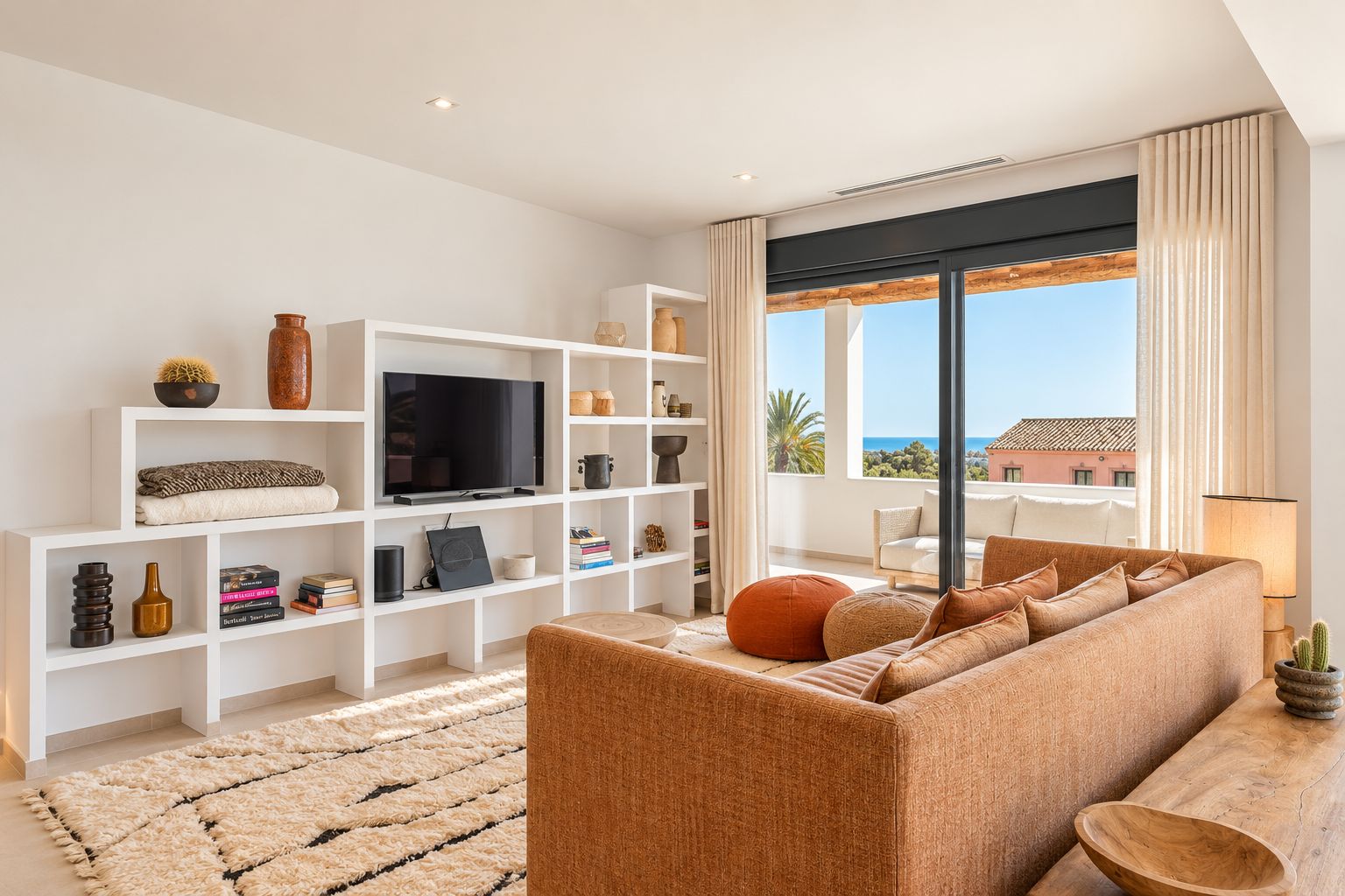 12704DA - Ibiza Style Luxury Villa in Moraira — Mediterranean Elegance Just 1 km from the Sea
