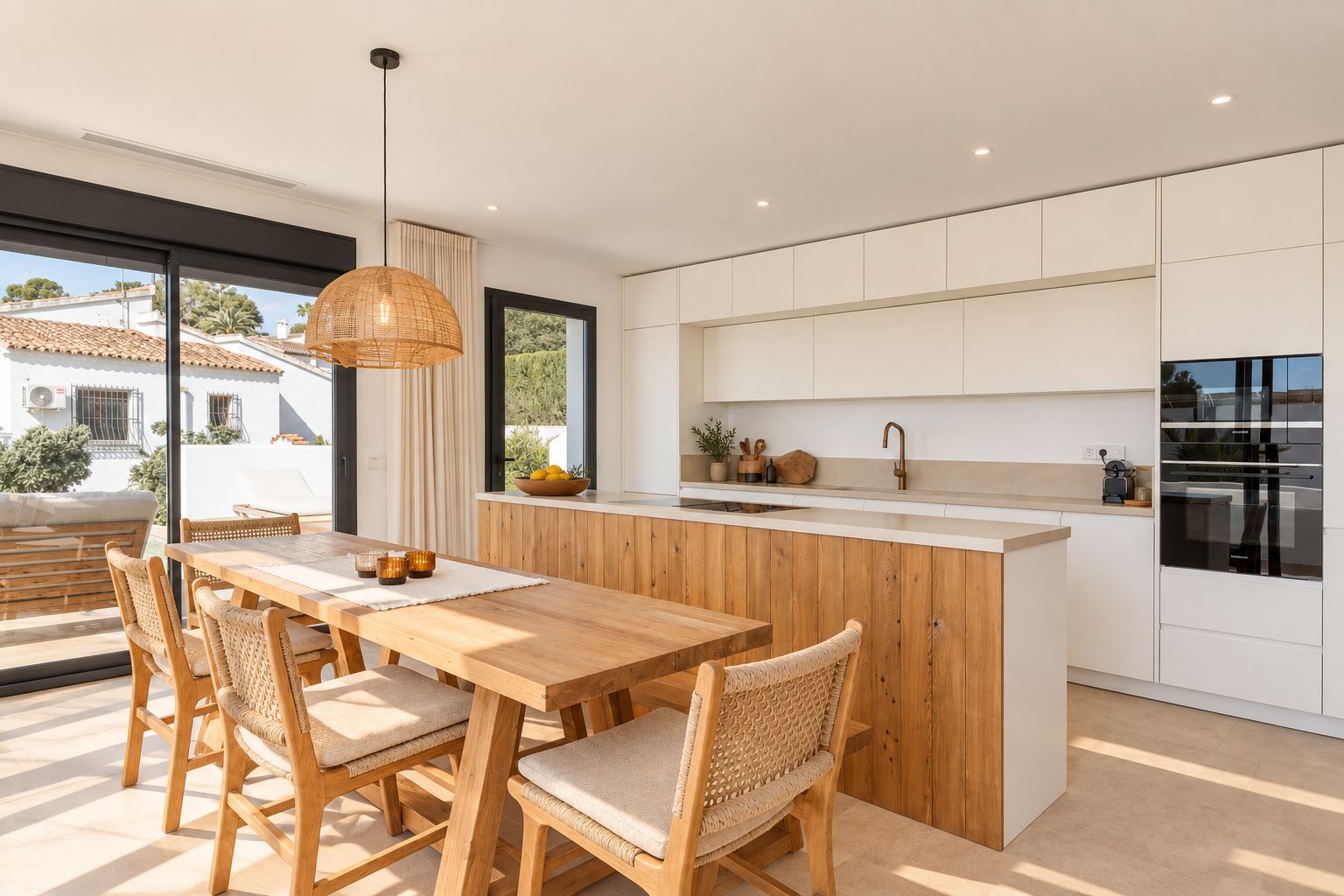 12704DA - Ibiza Style Luxury Villa in Moraira — Mediterranean Elegance Just 1 km from the Sea