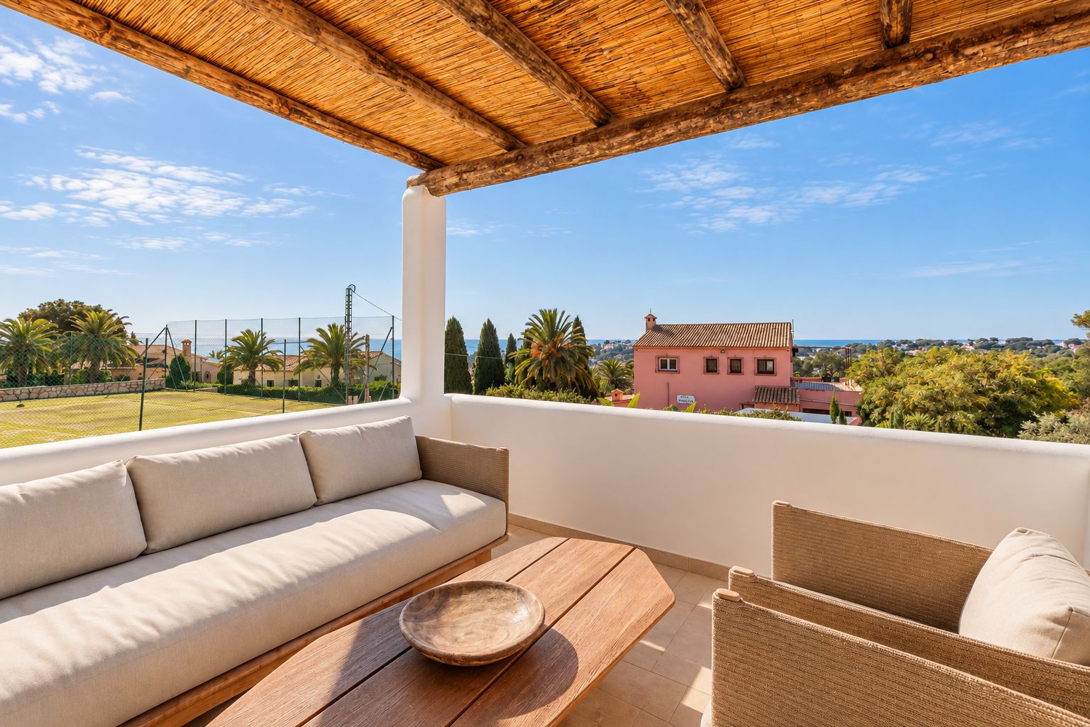 12704DA - Ibiza Style Luxury Villa in Moraira — Mediterranean Elegance Just 1 km from the Sea