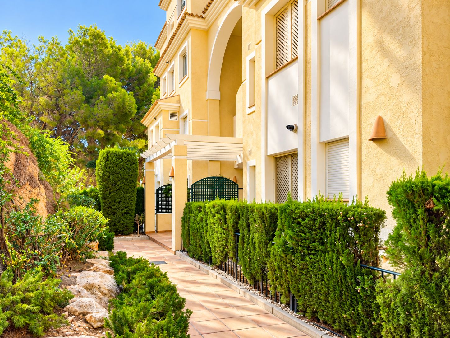 Appartement avec grande terrasse et vue sur la mer à Altea Hills