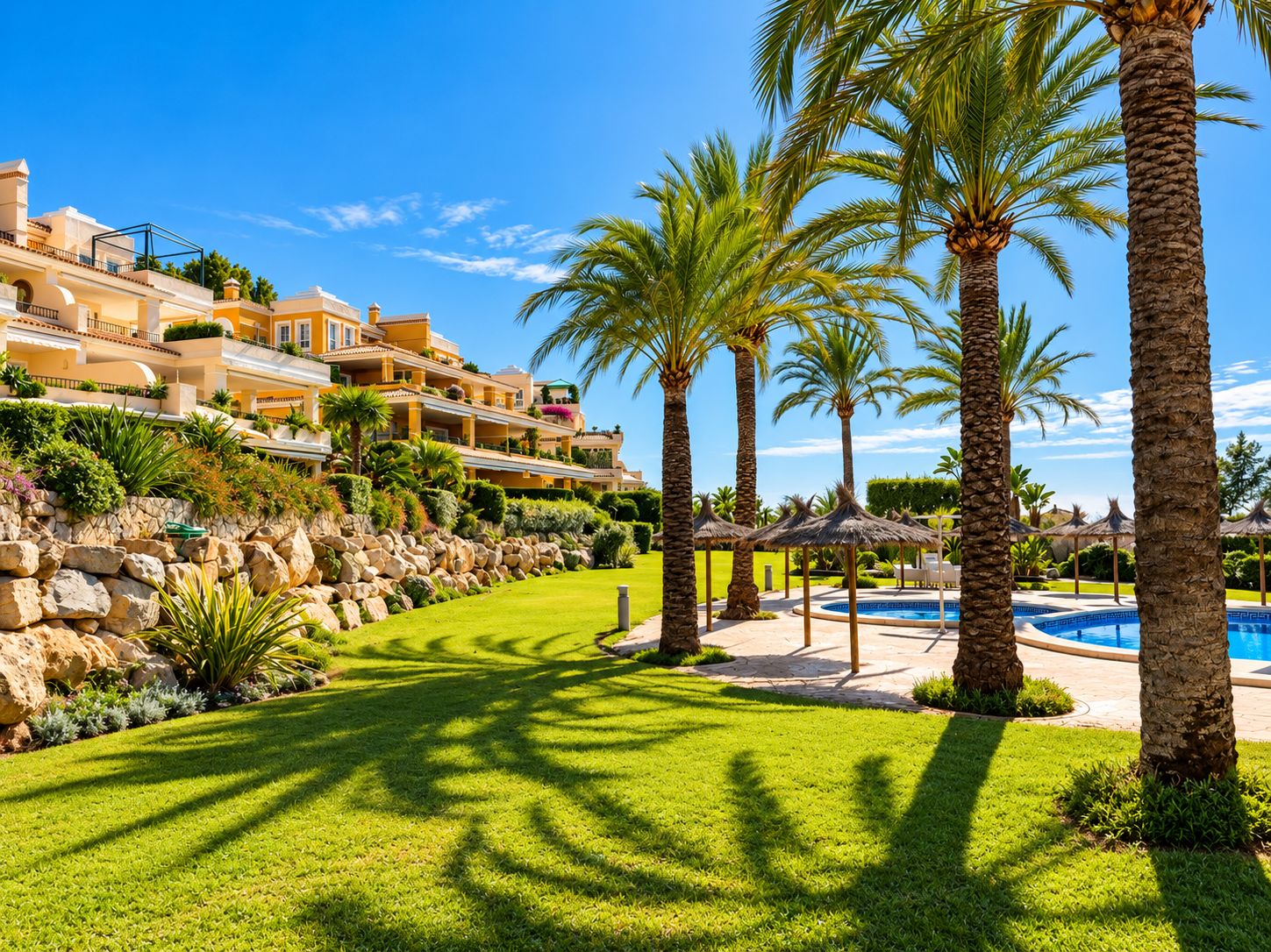 Appartement avec grande terrasse et vue sur la mer à Altea Hills