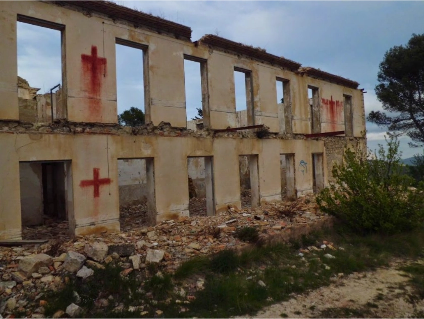Het verlaten sanatorium van Torremanzanas