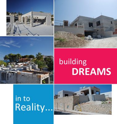 New build construction by our estate agents in Moraira and construction team